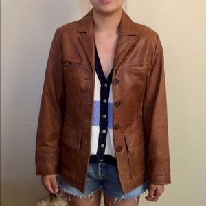 Mossimo Vintage Womens Leather Jacket